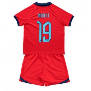England Mason Mount #19 babykläder Bortatröja barn VM 2022 Korta ärmar (+ Korta byxor)